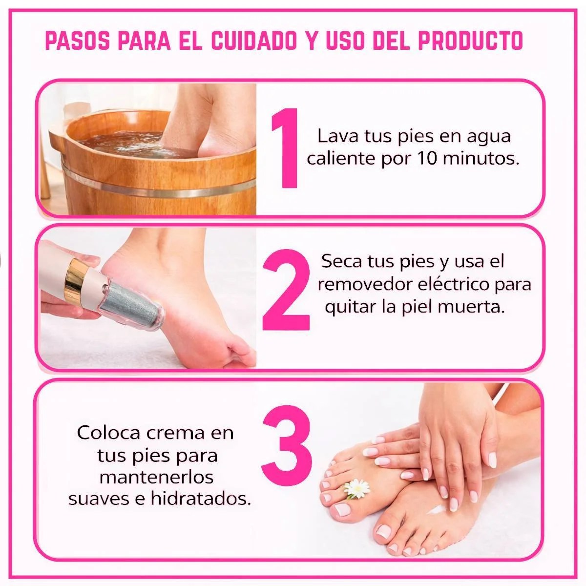 Removedor Callos Eléctrico Recargable