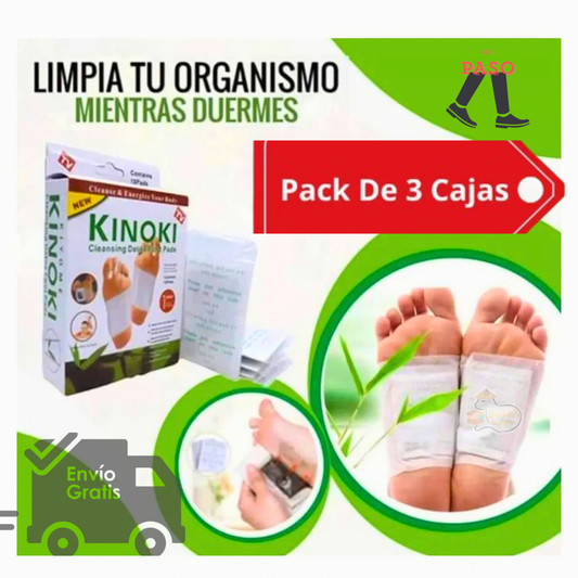 3 Pack Parches Kinoki Desintoxicación